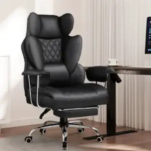 Ergonomic Office Chair with Footrest