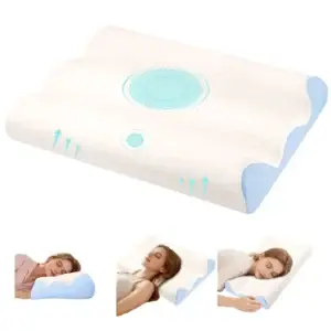 Ergonomic Contour Memory Foam Pillow
