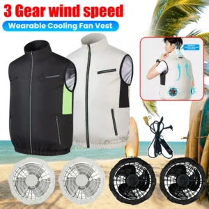 Wearable Cooling Vest Heat Resistant